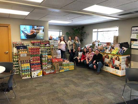 Appleton WI Food Drive - Over 8k Items Donated